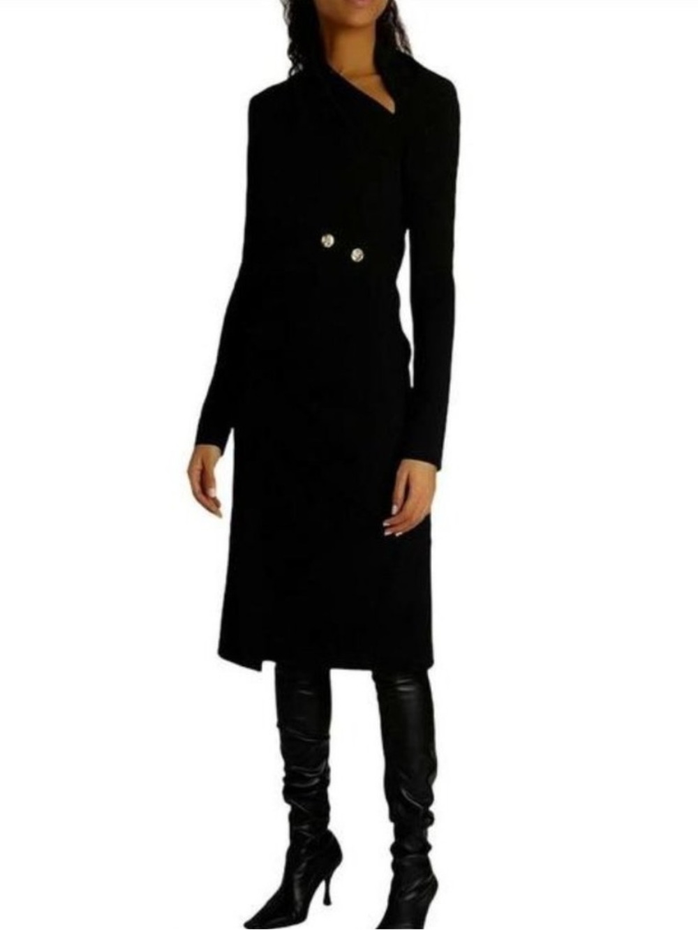 Proenza Schouler Black Midi Dress
